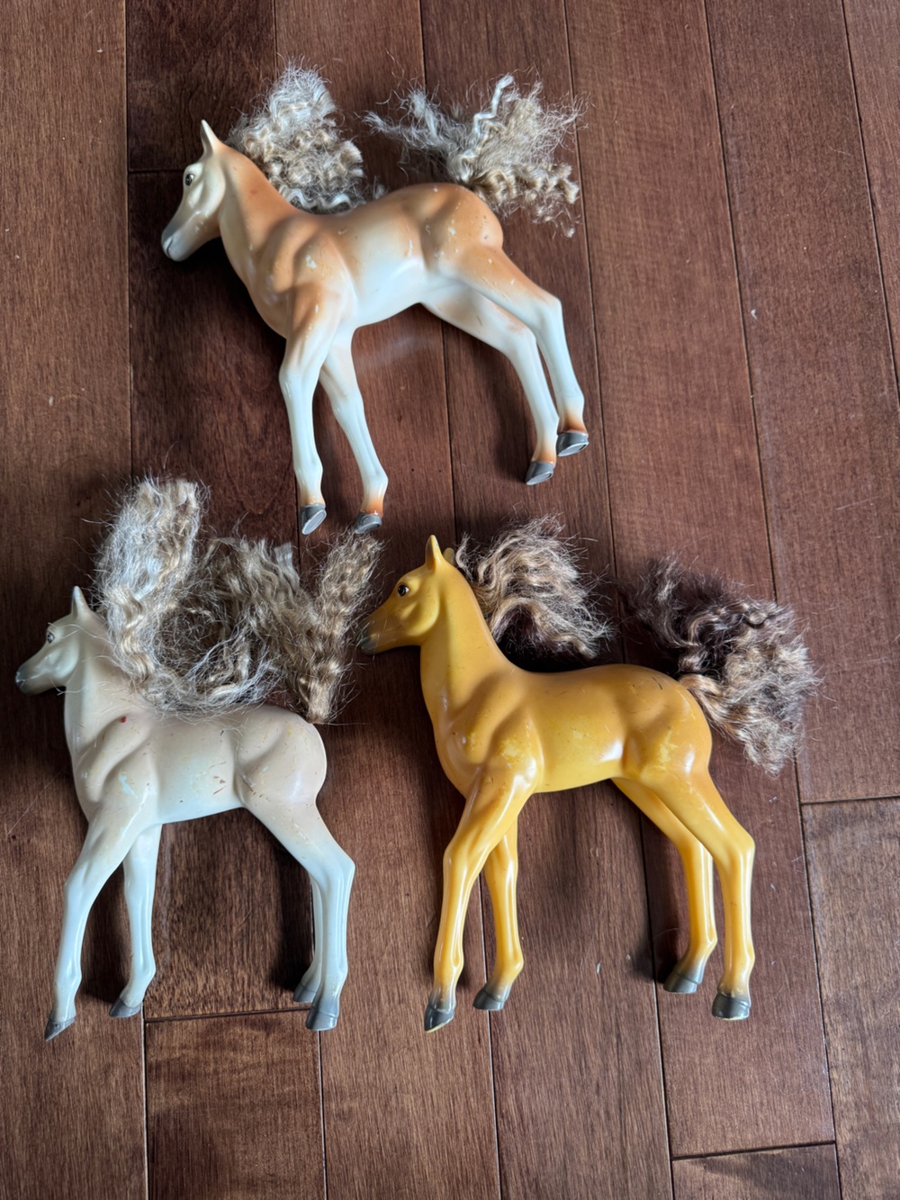 2004 Mattel Horses Toy set of 3